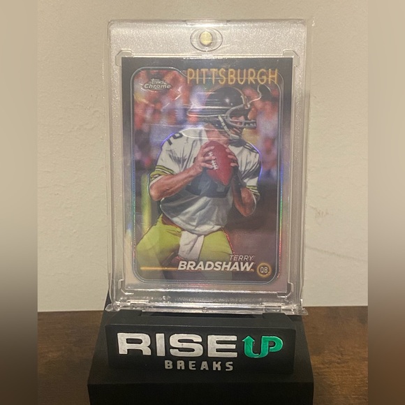 2024 Topps Chrome - Terry Bradshaw #161 Refractor - Picture 1 of 2